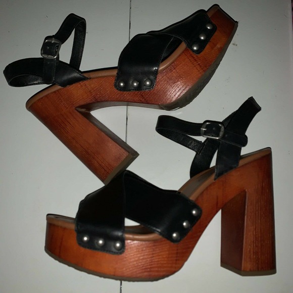 Lucky Brand Sandals Mabaz Open Toe Platform - Picture 4 of 9